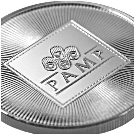 Pamp Usa Oz Silver Round New Hero Bullion