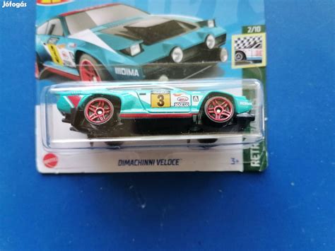 Hot Wheels Dimachinni Veloce Green Retro Racers 2023 5 250