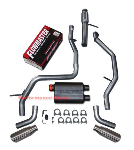 2009 2014 Avalanche Yukon XL Suburban Dual Exhaust Kit W Flowmaster