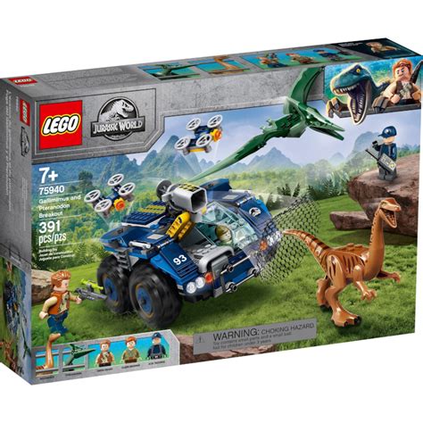 LEGO Jurassic World Sets: 75940 Gallimimus and Pteranodon Br