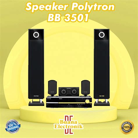 Jual SPEAKER POLYTRON HOME THEATRE BigBand BB 3501RC 8F28 ORIGINAL