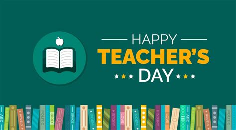 Happy Teachers Day Background Or Banner Design Template 23287302 Vector