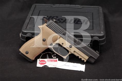 Sig Sauer P220 Combat 45 ACP 4 4 INCH FDE Black DA SA Semi Auto