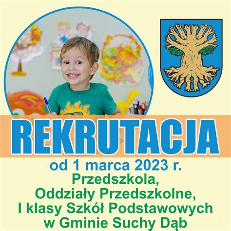 Rekrutacja do szkół przedszkoli i oddziałów przedszkolnych na terenie