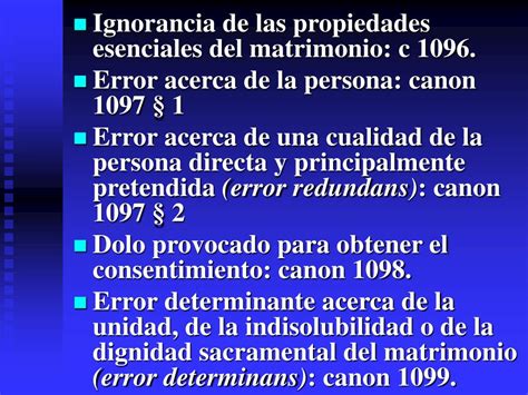 Ppt Las Causas De Nulidad En El Matrimonio Canónico Powerpoint