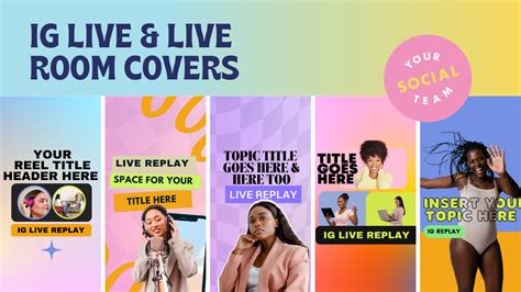 IG Live & Live Room Covers — Your Social Team