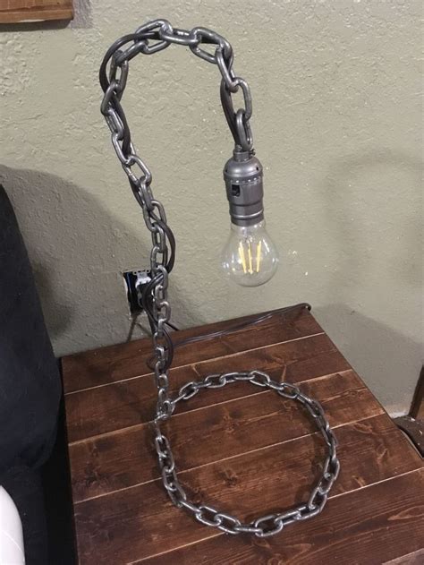 Simple Chain Lamp Welded Metal Projects Metal Projects Welding Crafts