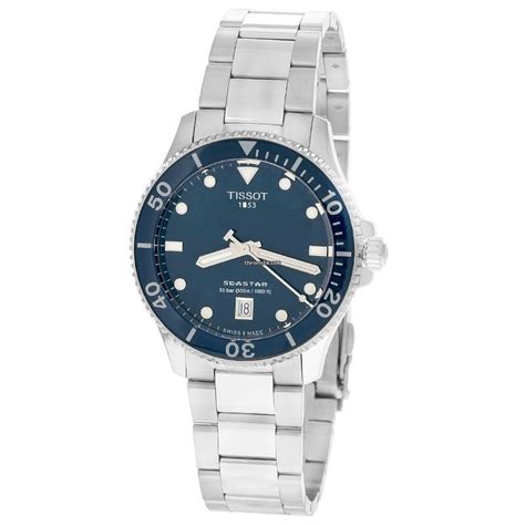 Tissot Seastar 1000 40mm Blue Dial Mens Watch T12041011041 For 399 For Sale From A