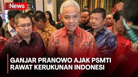 Ganjar Pranowo Dan Hary Tanoesoedibjo Hadiri Pelantikan Pengurus Psmti