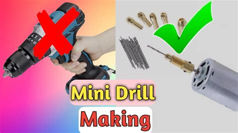 How To Make Drill Machine At Home Powerful Drill Machine Mini Dril