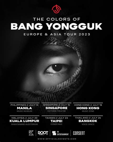 2023 Bang Yongguk The Colors Of Bang Yongguk Tour Ticket Details Discover Latest K Pop News