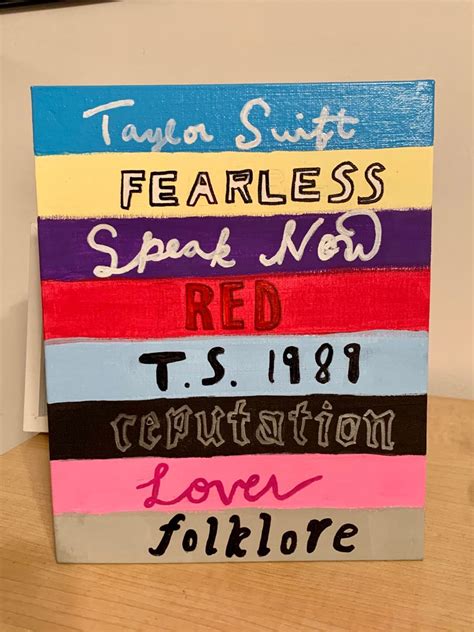 Painted this for one of my swiftie friends for Christmas! #taylorswift ...