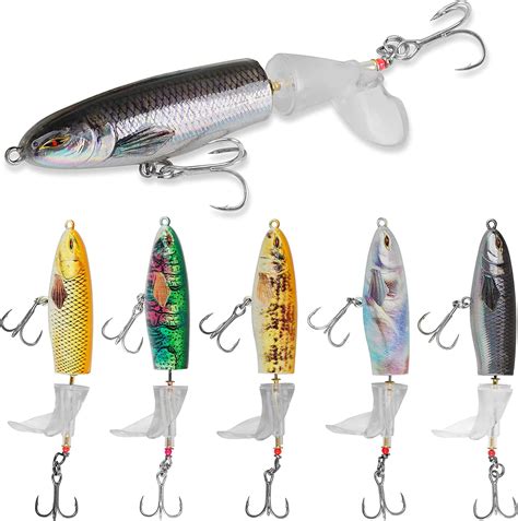 Orootl Topwater Lures For Bass Fishing Pcs Bass Lure With Floating