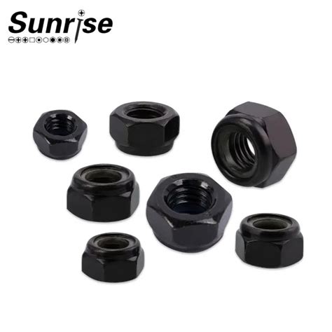 ASME ANSI B18 16 6 Hexagon Nylon Lock Thin Nut Nylon Lock Nut And