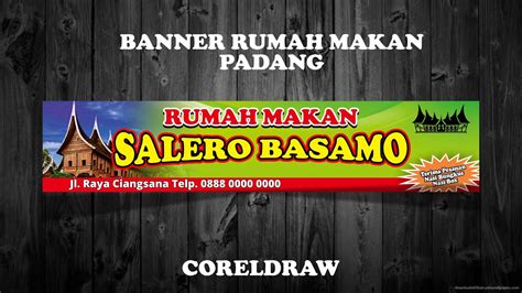 Desain Banner Spanduk Rumah Makan Padang Cdr Sobat Tutorial Porn Sex