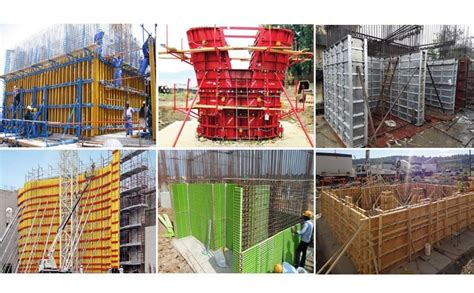 Types Of Formwork Used In Construction | Types Of Shuttering