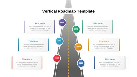 Vertical Roadmap Powerpoint Template Slidebazaar