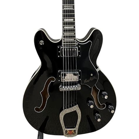 Hagstrom Viking Electric Guitar Black Gloss Reverb