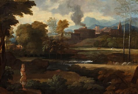 Landscape In The Roman Campagna With A Figure Paysage De La Campagne