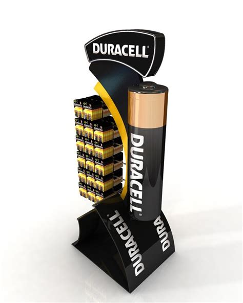 Colorful Duracell Display Stand