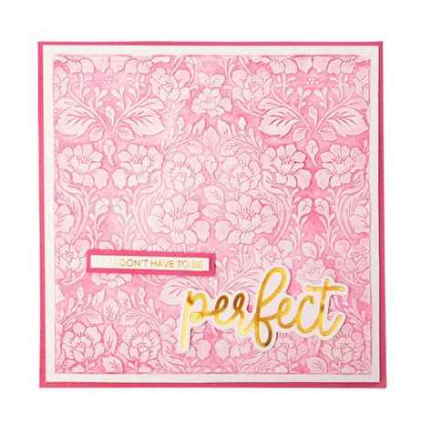 Flower Pattern Essentials 3D Embossing Folder SL ES EMB17