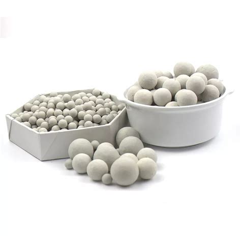 Chemical Industry Inert Support Media Porcelain Balls Mm High