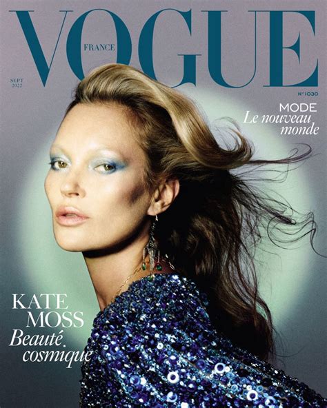 Kate Moss Vogue France September 2022 Cover UFW