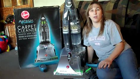 Hoover Platinum Collection Carpet Cleaner Review Youtube