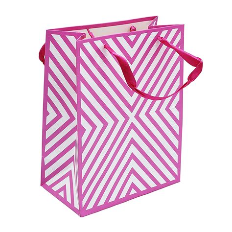 Buy Online Pink Paper Multiple Uses Gift Bags with Handles