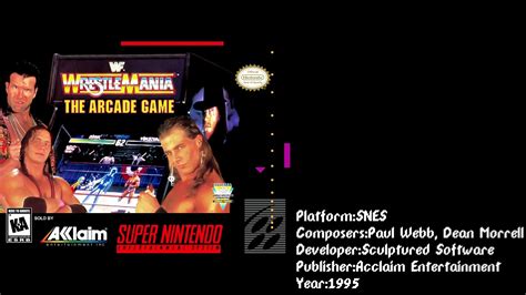 WWF WrestleMania The Arcade Game SNES Soundtrack YouTube