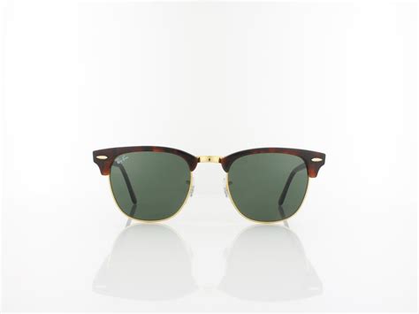 Ray Ban Clubmaster Rb W Mock Tortoise Arista Crystal Green