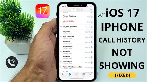 Ios Iphone Call History Not Showing Fixed Youtube