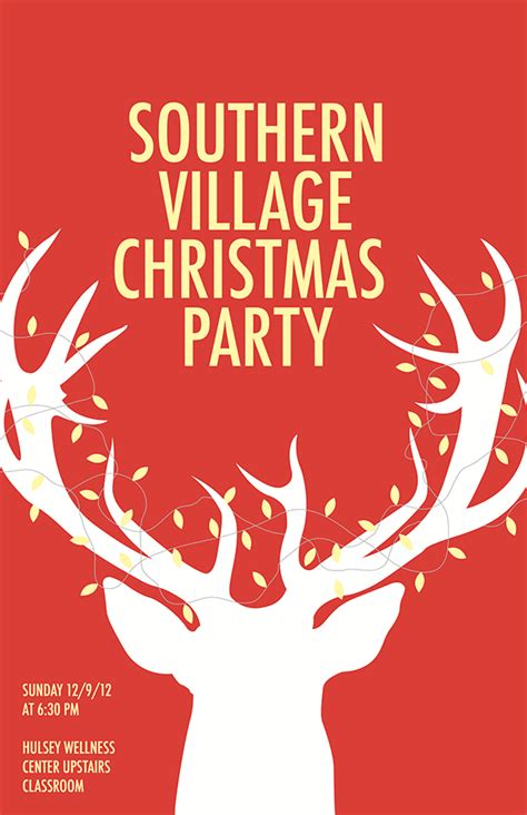 Christmas Party Poster on Behance