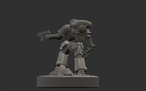 Stl File Space Marine Primaris 🛰 Obj ・3d Printable Design To Download・cults