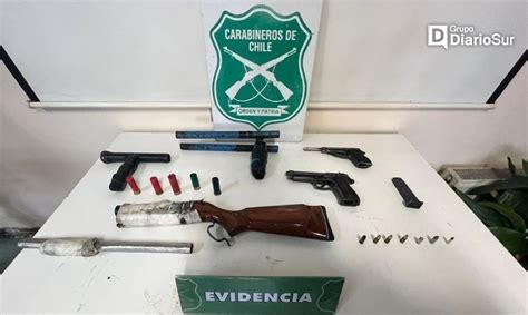 Denuncia ciudadana permitió dar con arsenal en mano de tres