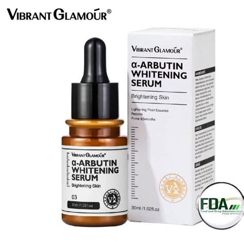 VIBRANT GLAMOUR FDA α Arbutin Whitening Serum Niacinamide Vitamin C