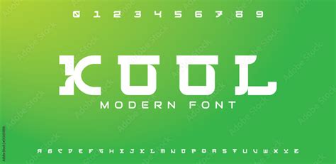 Tech font for logo design. fonts Vector alphabet with two set of ...