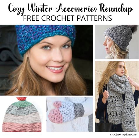 Cozy Winter Accessories Roundup ⋆ Free Patterns To Download