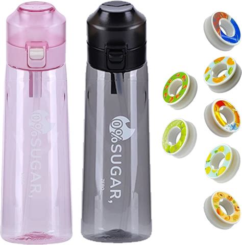 Tadayimes Air Water Bottle Air Water Bottle Cup With Straw Pods 650ML