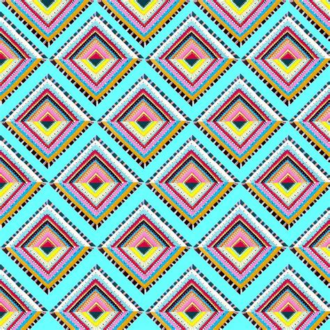 Original Diamond Bohemian Fabric Print By Jayde Archbold Contemporary