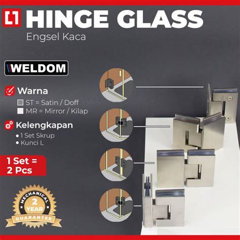 Jual Shower Hinge Glass Door Engsel Pintu Kaca Kamar Mandi Stainless