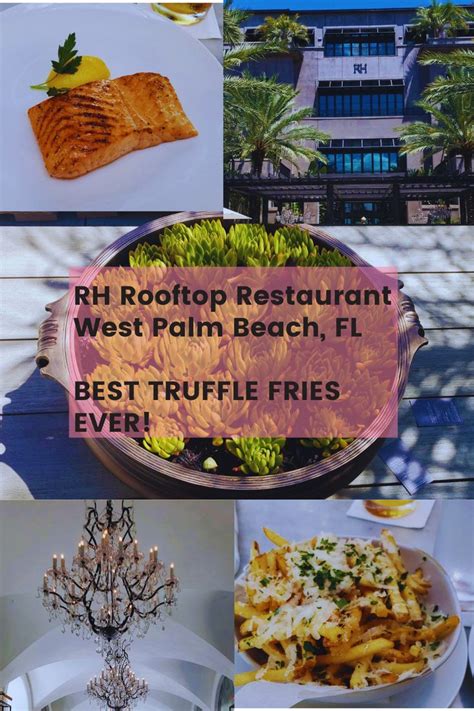 RH Rooftop Restaurant West Palm Beach FL BEST TRUFFLE FRIES EVER