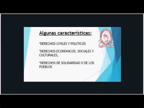 Sociales Tema Derechos De Solidaridad O De Los Pueblos Youtube