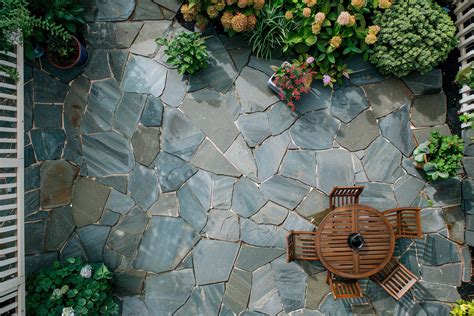 Get Inspired with The Creative Blue Stone Patio Ideas for Your Yard