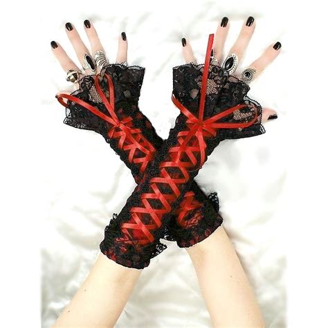 Long Fingerless Gloves Arm Warmers In Gothic By Eusebie On Deviantart