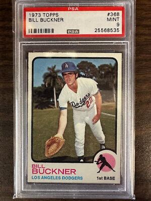 1973 Topps BILL BUCKNER 368 PSA 9 MINT Dodgers EBay