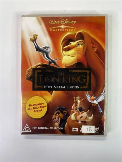 THE LION KING 1994 Special Edition DVD Movie Animated Family Film Disney PAL 4 $22.95 - PicClick AU