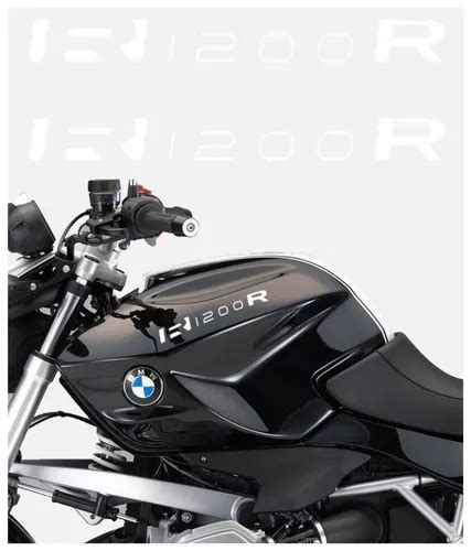 Kit De Pegatinas Con Emblema Negro Para BMW R1200r R1200 R Ca 14236 El