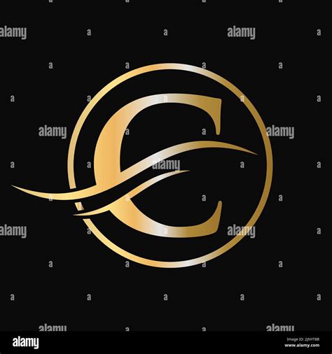 Initial C Letter Logo Creative Modern Typography Vector Template