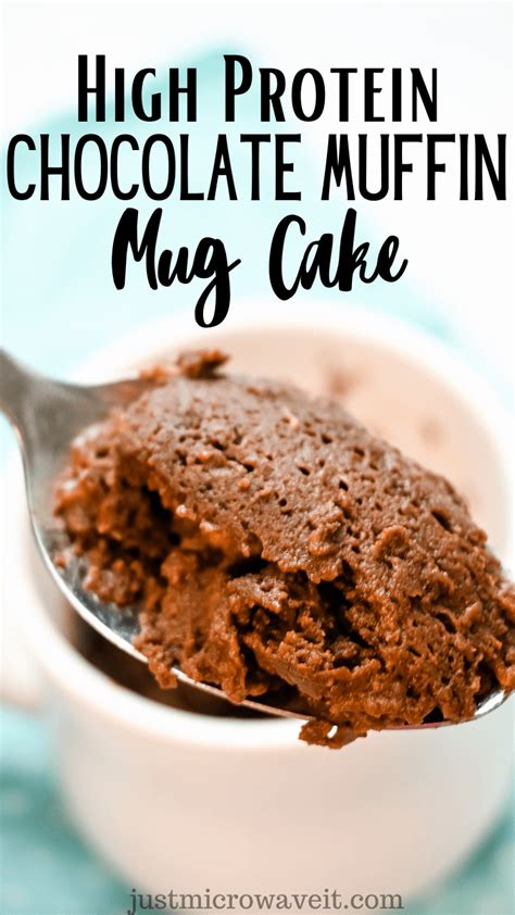 High Protein Chocolate Muffin Mug Cake Just Microwave It